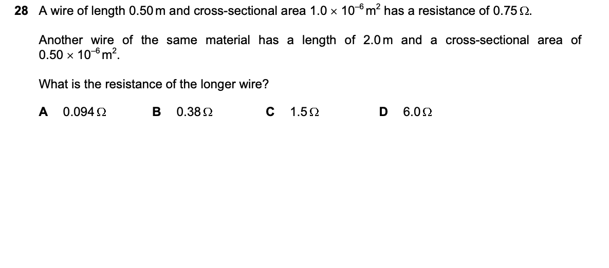 Question 28, including diagrams and options A–D. Text version below.
