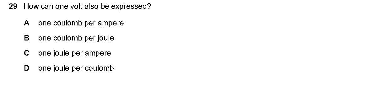 Question 29, including diagrams and options A–D. Text version below.